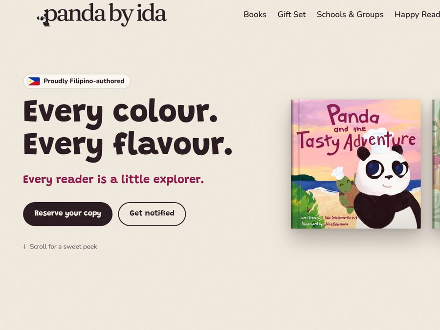 Panda by Ida website homepage